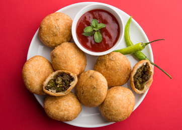 Pyaaz Kachori from Rajasthan